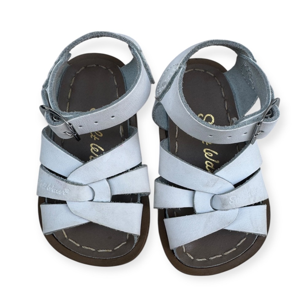 Salt Water by Hoy Original - Baby Sandals in White Size 3 - Picture 3 of 8